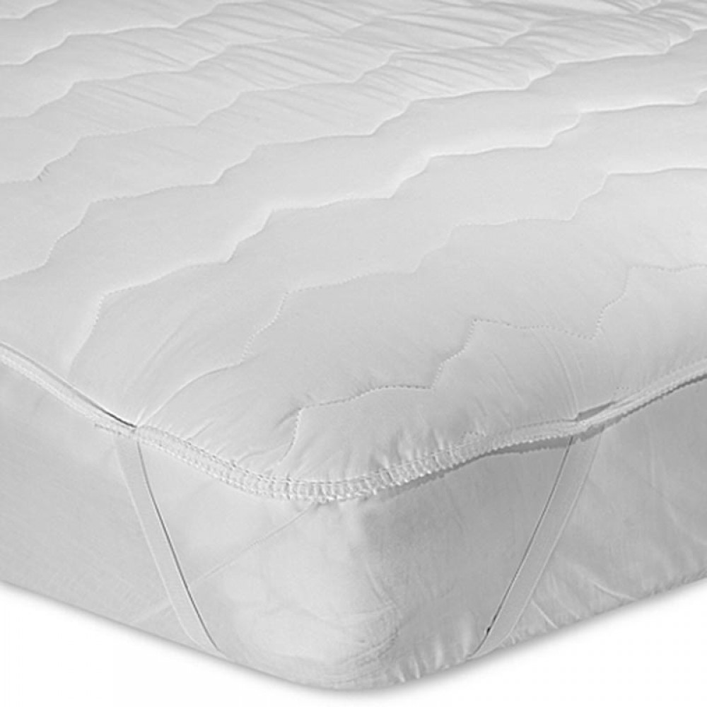 Queen Cotton Mattress Pad Best Fit for Hardside Waterbed Mattresses 60 x 84